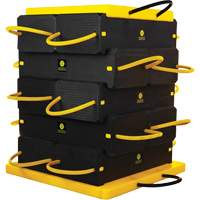 12-Piece CribLok Composite Cribbing System Kit Trail Hammer and Bolt