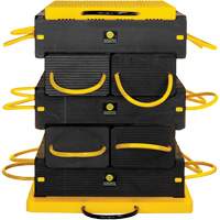 12-Piece CribLok Composite Cribbing System Kit Trail Hammer and Bolt