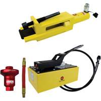 Giant Tire/Earthmover Bead Breaker Kit with 5 Quart Hydraulic Pump Trail Hammer and Bolt