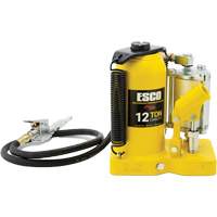 Pro Series Bottle Jack, 12 Ton(s), Air Hydraulic, 18-1/2" Raised Height Trail Hammer and Bolt