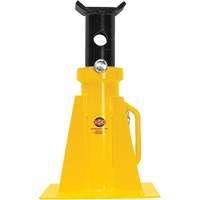 Pin Style Jack Stand, Locking Pin, 25 tons Capacity, 15-3/4" - 26-3/4" H Trail Hammer and Bolt