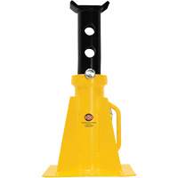 Pin Style Jack Stand, Locking Pin, 25 tons Capacity, 15-3/4" - 26-3/4" H Trail Hammer and Bolt