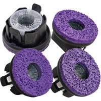 Heavy-Duty Commercial Stud & Hub All-in-One Cleaning System Cleaning Pads Trail Hammer and Bolt