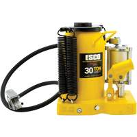 Pro Series  Bottle Jack, 30 tons, Air Hydraulic, 20" Raised Height Trail Hammer and Bolt