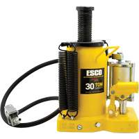 Pro Series  Bottle Jack, 30 tons, Air Hydraulic, 20" Raised Height Trail Hammer and Bolt