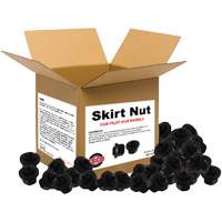 100-Piece Graphite-Coated Skirt Nuts for Pilot Hub Wheels Trail Hammer and Bolt