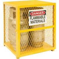 Armoire de rangement pour bouteilles &agrave; gaz, nbre de bouteilles: 4, 30" , 30" , 35" , Jaune Trail Hammer and Bolt