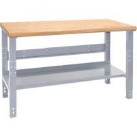 Industrial Duty Workbench, 1000 lbs. Cap., 72" W x 36" D, 34" H Trail Hammer and Bolt