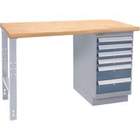 Industrial Duty Workbench, 1000 lbs. Cap., 36" W x 72" D, 34" H Trail Hammer and Bolt