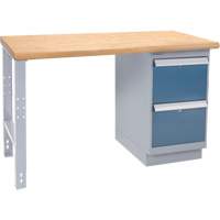 Industrial Duty Workbench, 1000 lbs. Cap., 36" W x 60" D, 34" H Trail Hammer and Bolt