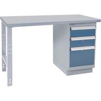Industrial Duty Workbench, 24" W x 60" D x 34" H, 1000 lbs. Capacity Trail Hammer and Bolt