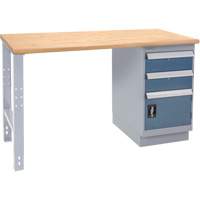 Industrial-Duty Workbench, Door w/ Drawer Combination, 1000 lbs Cap., 72" W x 36" D, 34" H Trail Hammer and Bolt