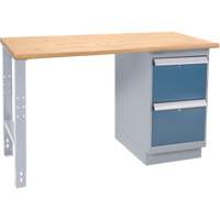 Industrial-Duty Workbench, Door w/ Drawer Combination, 1000 lbs Cap., 72" W x 36" D, 34" H Trail Hammer and Bolt