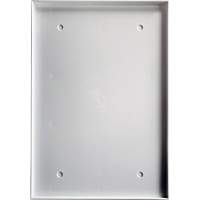 Fond de casier, Convient aux casiers 12" x 18", Blanc, Plastique Trail Hammer and Bolt