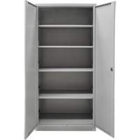 Armoires de rangement Hi-Boy, Acier, 4 Tablettes, 72" h x 36" la x 18" P, Gris Trail Hammer and Bolt