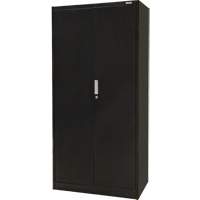 Armoire de rangement Hi-Boy, Acier, 4 Tablettes, 72" h x 36" la x 18" P, Noir Trail Hammer and Bolt