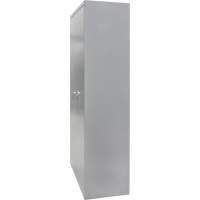 Armoire garde-robe, Acier, 36" la x 18" p x 72" h, Gris Trail Hammer and Bolt