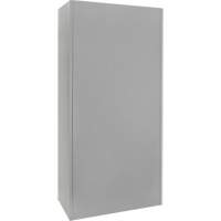 Armoire garde-robe, Acier, 36" la x 18" p x 72" h, Gris Trail Hammer and Bolt
