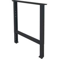 Pattes d'&eacute;tabli pour service industriel, Acier, 30" p x 34" h, Simple Trail Hammer and Bolt