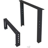 Pattes d'&eacute;tabli pour service industriel, Acier, 30" p x 34" h, Simple Trail Hammer and Bolt
