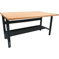 Industrial Modular Workbench, 1000 lbs. Cap., 72" W x 48" D Trail Hammer and Bolt