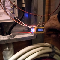 Non-Contact Voltage Tester with Infrared Thermometer Trail Hammer and Bolt