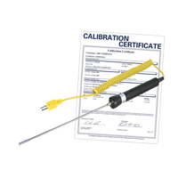 Sonde thermocouple pour l'air/gaz avec certificat de calibration, 900 °C (1652°F) Temp. max. Trail Hammer and Bolt