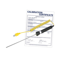 Sonde thermocouple &agrave; immersion avec certificat de calibration, 600 °C (1112°F) Temp. max. Trail Hammer and Bolt