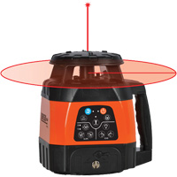Red Beam Self-Leveling Horizontal & Vertical Rotary Laser, 200' (60 m), 635 Nm Trail Hammer and Bolt