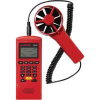 An&eacute;mom&egrave;tre TMA40-A, Enregistrement des donn&eacute;es, Gamme de v&eacute;locit&eacute; d'air de 0,4 - 32 m/sec Trail Hammer and Bolt