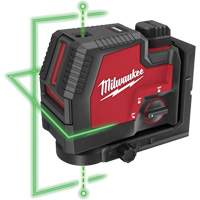 21 Redlithium USB Rechargeable Green Cross Line and Plumb Points Laser Trail Hammer and Bolt