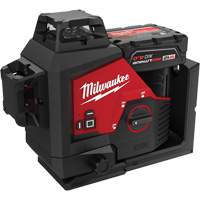 M12 360-Degree 3-Plane Cordless Laser Kit, 125' (38.1 m), 530 Nm Trail Hammer and Bolt