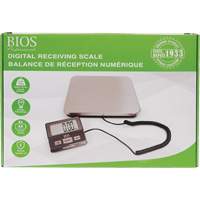 Digital Receiving Scale, 220 lbs. Cap., 1 lbs. Graduations Trail Hammer and Bolt