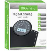 Digital Analog Scale, 396 lbs. Cap., 100 g / 0.2 lbs. Graduations Trail Hammer and Bolt