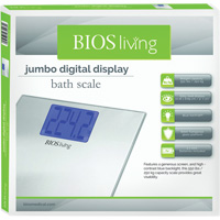 Jumbo Digital Display Scale, 550 lbs. Cap., 0.2 lbs. / 0.1 kg Graduations Trail Hammer and Bolt