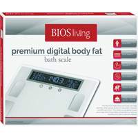 Premium Digital Body Fat Scale, 441 lbs. Cap., 100 g Graduations Trail Hammer and Bolt
