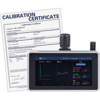 Analyseur de la qualit&eacute; de l'air avec support mural/de bureau et certificat de calibration Trail Hammer and Bolt