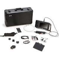 Videoscope Kit with 2-Way Articulation 4.5 mm × 1 m Long Camera Probe, 7" Display, 1024 x 600 pixels Trail Hammer and Bolt
