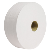 Pro Perform Toilet Paper, Jumbo Roll, 2 Ply, 1400' Length, White Trail Hammer and Bolt