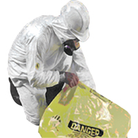 Sure-Guard Hazardous Waste Removal Liners, Asbestos, 50" L x 35" W, 3 mil Trail Hammer and Bolt