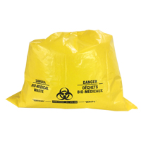 Sacs pour d&eacute;chets bio-m&eacute;dicaux Sure-Guard, Biorisque, 29" lo x 21-1/2" la, 2 mil Trail Hammer and Bolt