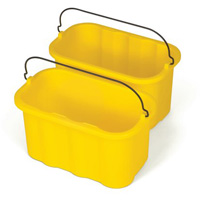 Seau porte-accessoires Executive Series, Capacit&eacute; de 2.5 gal. US (10 pintes), Jaune Trail Hammer and Bolt