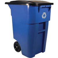 Contenant roulant BRUTE, De bureau, Plastique, 50 gal. US Trail Hammer and Bolt