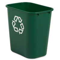 Corbeille moyenne pour le recyclage, De bureau, Plastique, 28 pintes US Trail Hammer and Bolt