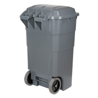 Bac d'ordures roulant, Poly&eacute;thyl&egrave;ne, 65 gal. US Trail Hammer and Bolt