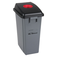 Bac &agrave; d&eacute;chets et de recyclage avec couvercle de classification, Plastique, 16 gal. US Trail Hammer and Bolt