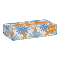 Kleenex&reg; Facial Tissue, 2 Ply, 8" L x 8-1/2" W, 125 Sheets/Box Trail Hammer and Bolt