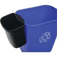 Waste Container, Deskside, Polyethylene, 4-1/4 US Qt. Trail Hammer and Bolt