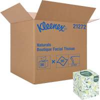 Kleenex&reg; Naturals Boutique* Facial Tissue, 2 Ply, 7.8" L x 8.3" W, 95 Sheets/Box Trail Hammer and Bolt