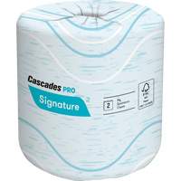 Pro Signature Toilet Paper, 2 Ply, 400 Sheets/Roll, 133' Length, White Trail Hammer and Bolt